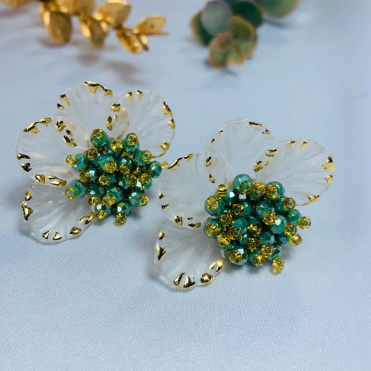 Leaf Earrings (Verde)